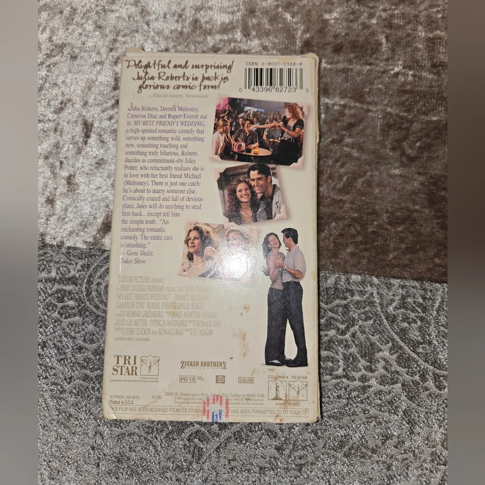 My Best Friend's Wedding VHS
